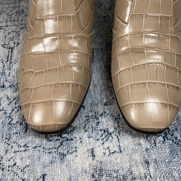 NEW M. Gemi Corsa Concavo Beige Crocodile Boot - Picture 9 of 14